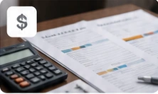 Relatório financeiro profissional